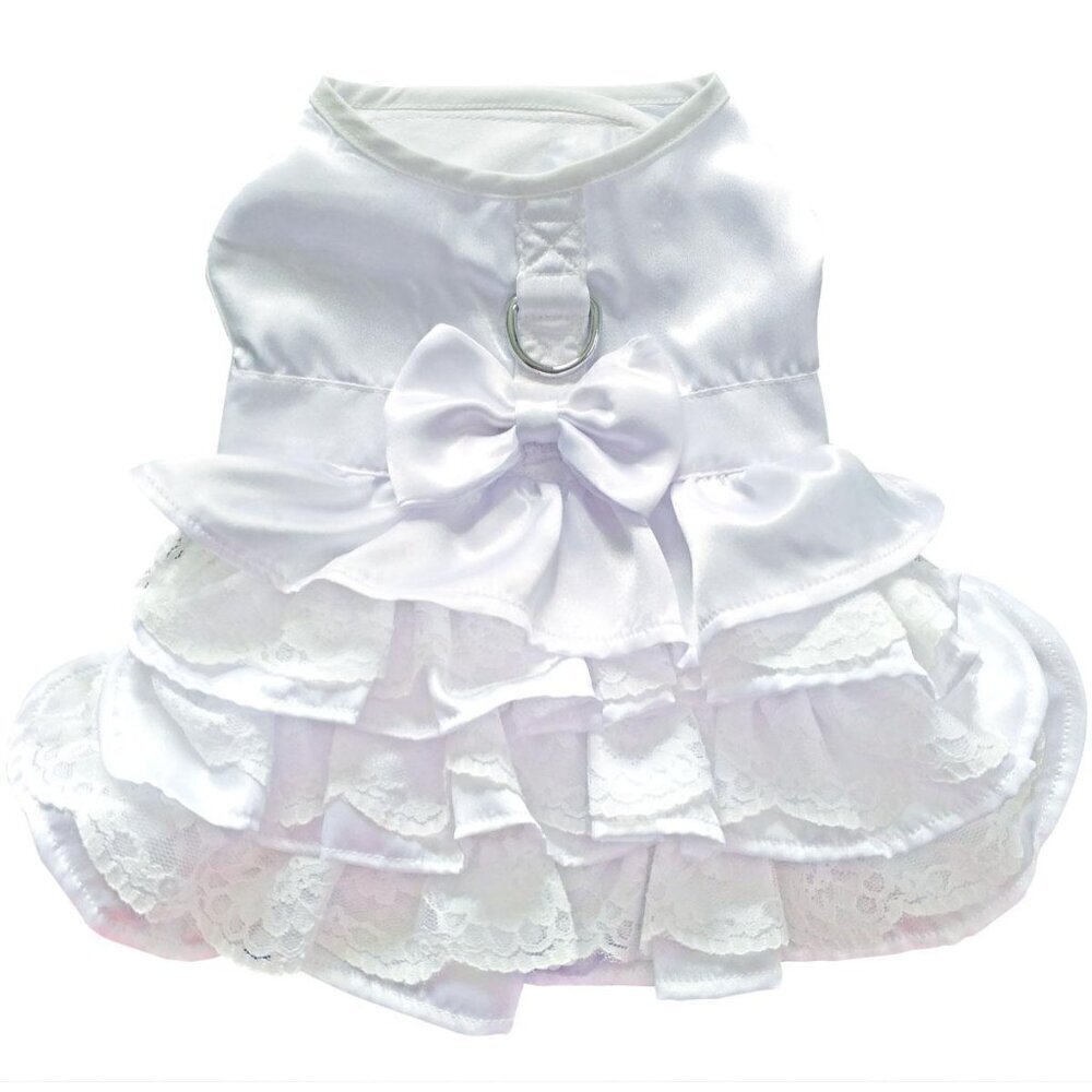 NWT Dog Wedding Harness Dress Set Size X-Large Chest: 21"-26" Neck: 19"-23"